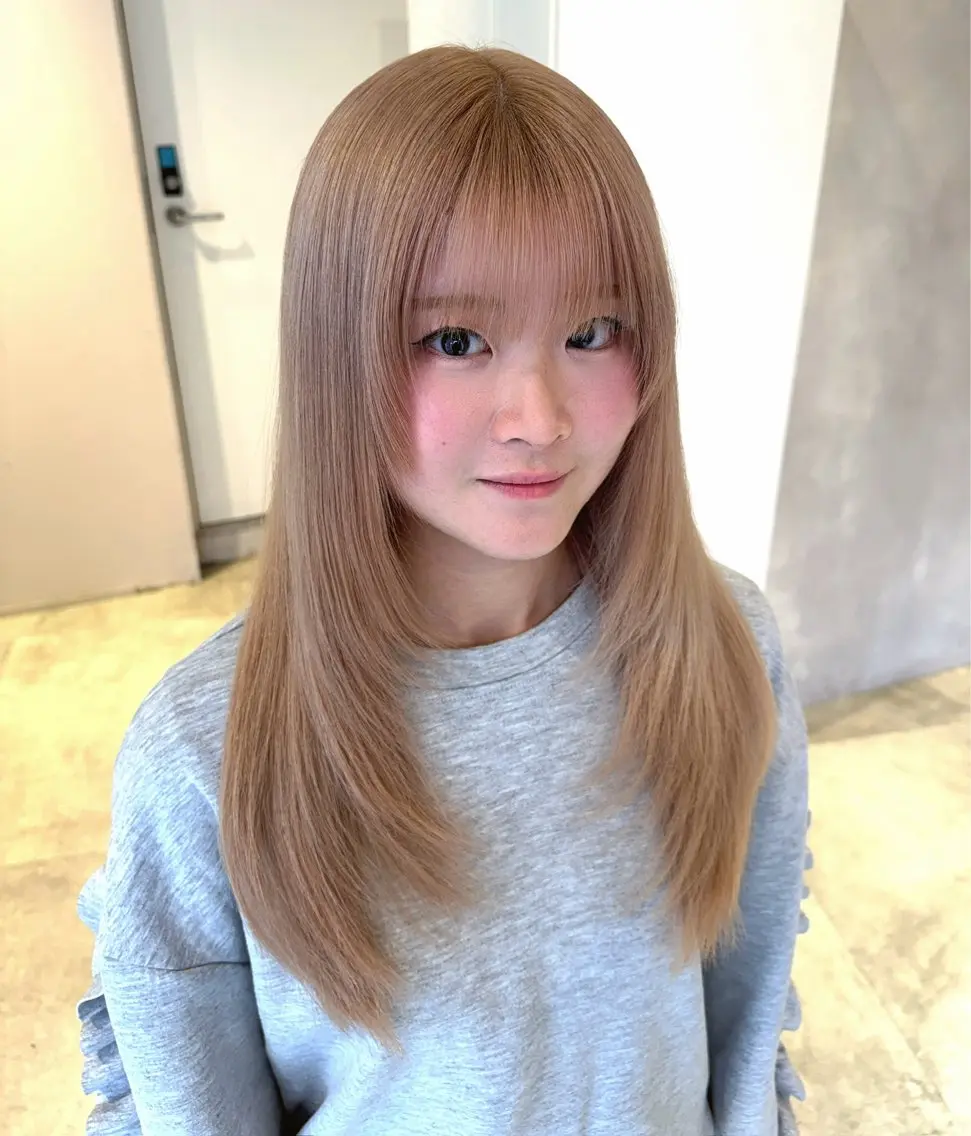 カラー カット ヘアカラー トリートメント 透明感カラー✨艶髪 制作🌱山根あゆみのヘアスタイル