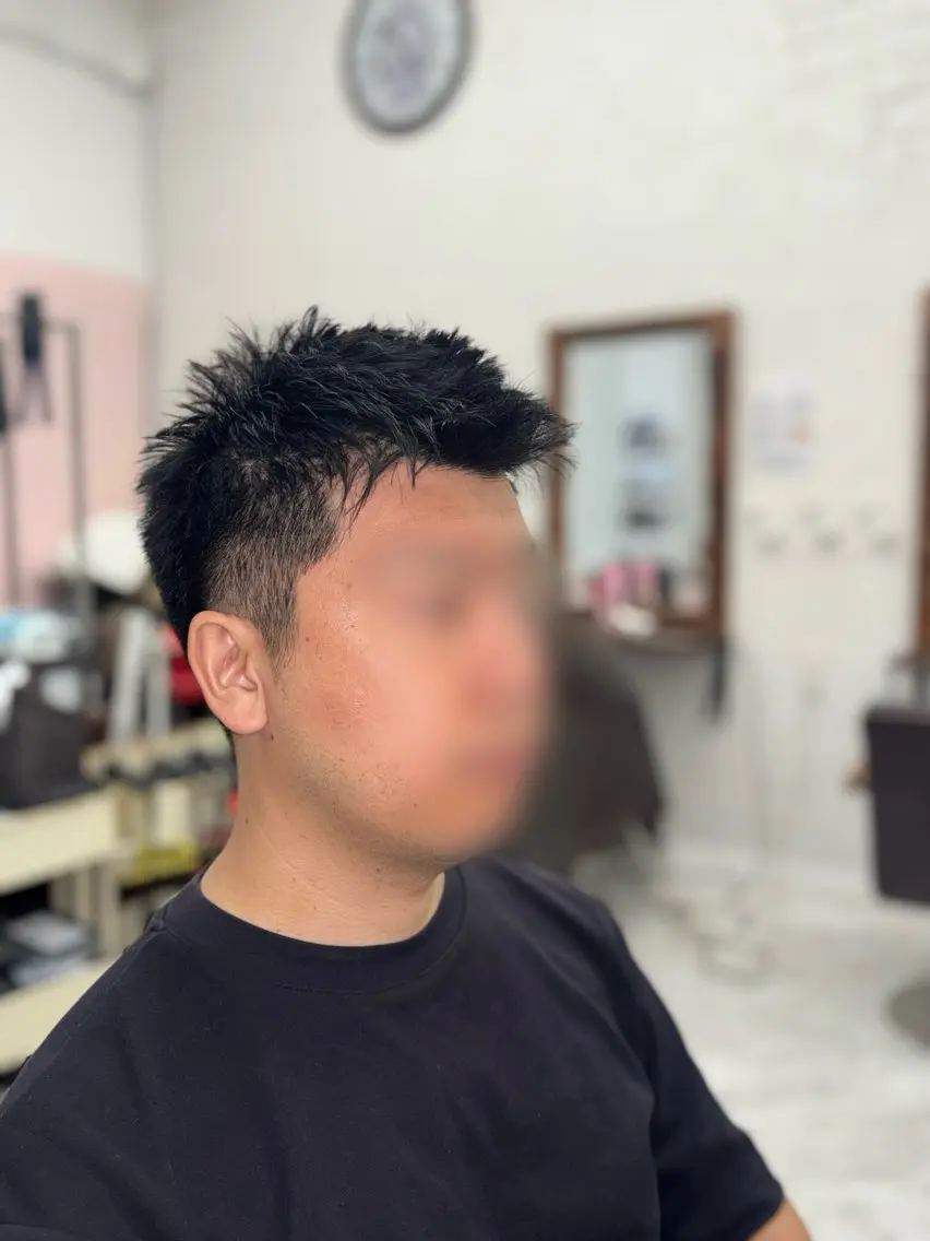 メンズ ビジネス 刈り上げ 森元 優衣のヘアスタイル