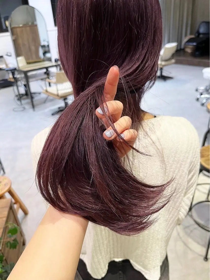 カラー ヘアカラー トリートメント ヘッドスパ 無料カットモデル募集 ／ueno aiのヘアスタイル