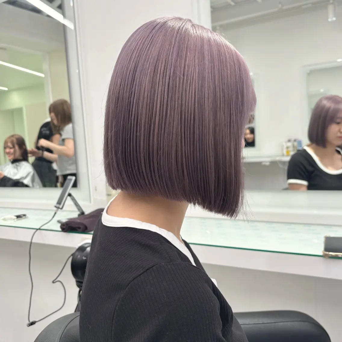 ロング カラー ヘアカラー トリートメント 💖ミルクティー💖 あかり💖のヘアスタイル