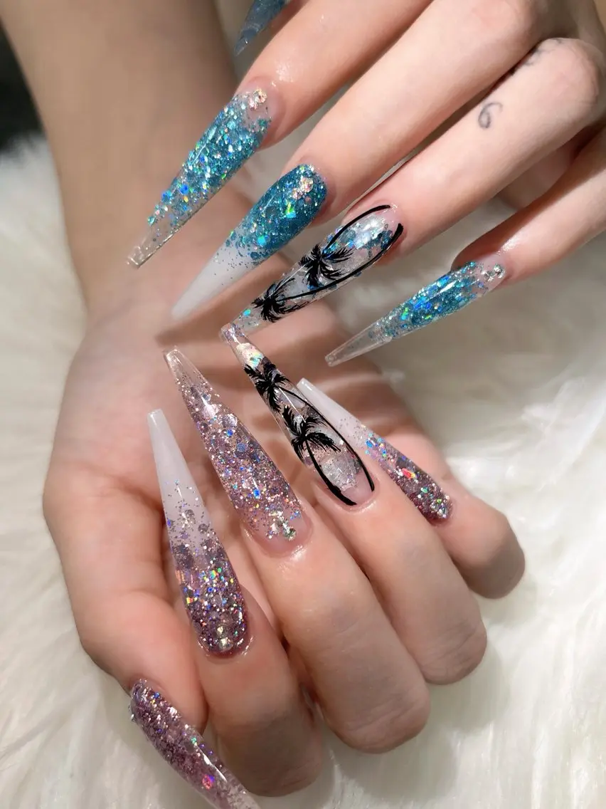 ネイル ロングネイル ハンドネイル nail salon FLEEKのネイルデザイン