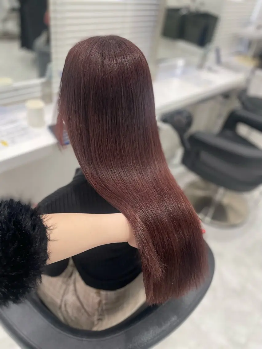 ロング カラー カット ヘアカラー トリートメント 💗トレンドモテヘア Natsumi 💗のヘアスタイル