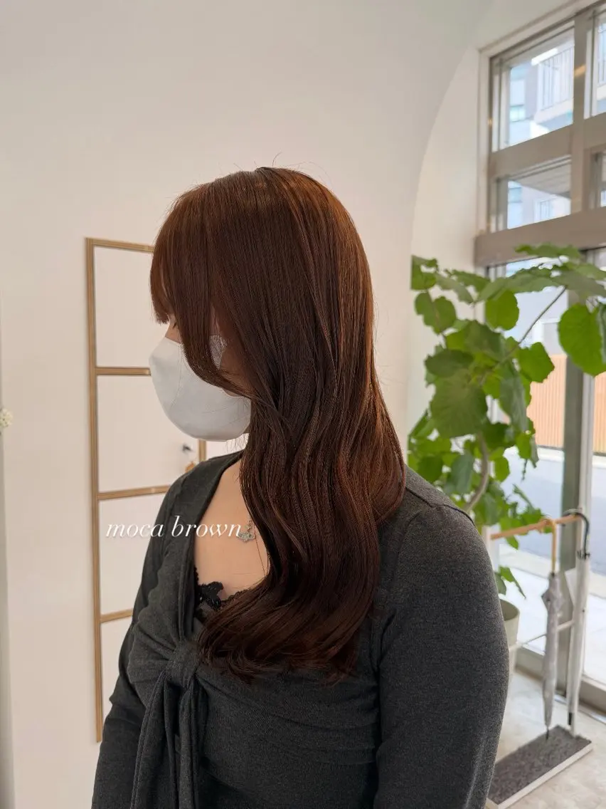 カラー ヘアカラー 山口 愛結のヘアスタイル