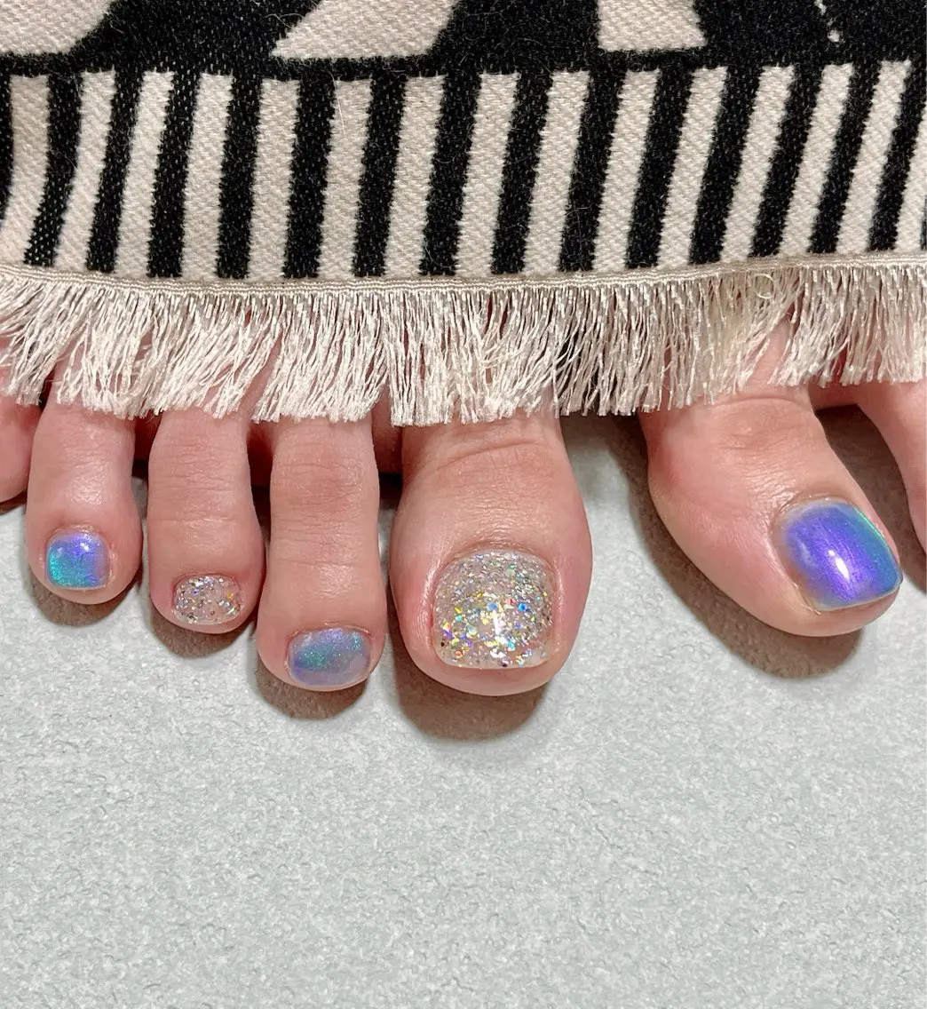ネイル フットネイル tsumeya ゆるかわ手描きネイルのネイルデザイン