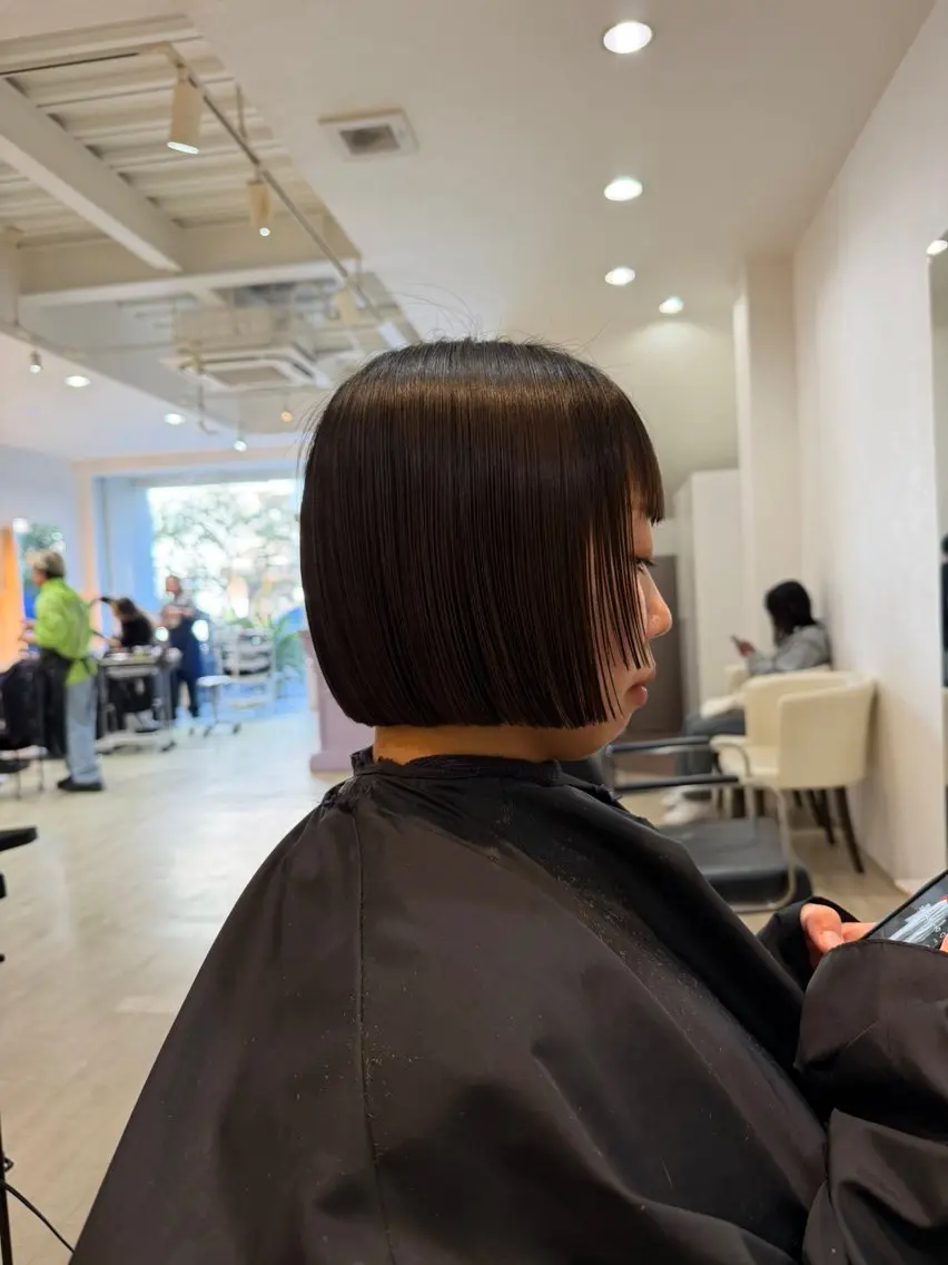 ミディアム ボブ TIDEHAIR りょうたボブ募集のヘアスタイル