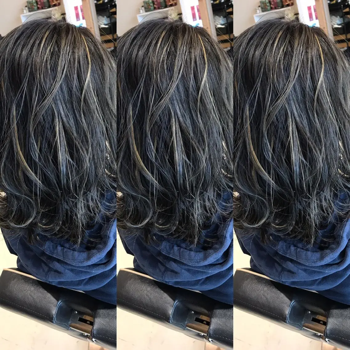 ミディアム カラー ハイライトカラー 3Dハイライト ハイライト ヘアカラー 大久保 隆蔵のヘアスタイル