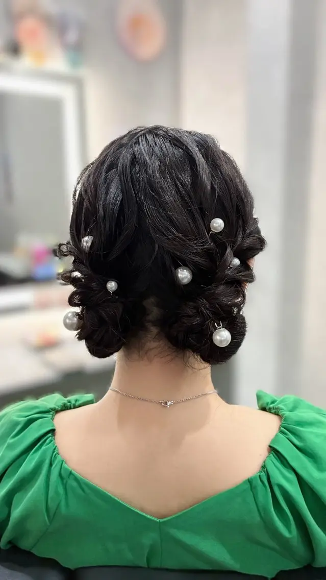 ヘアアレンジ ヘアセット 中川 沙里のヘアスタイル