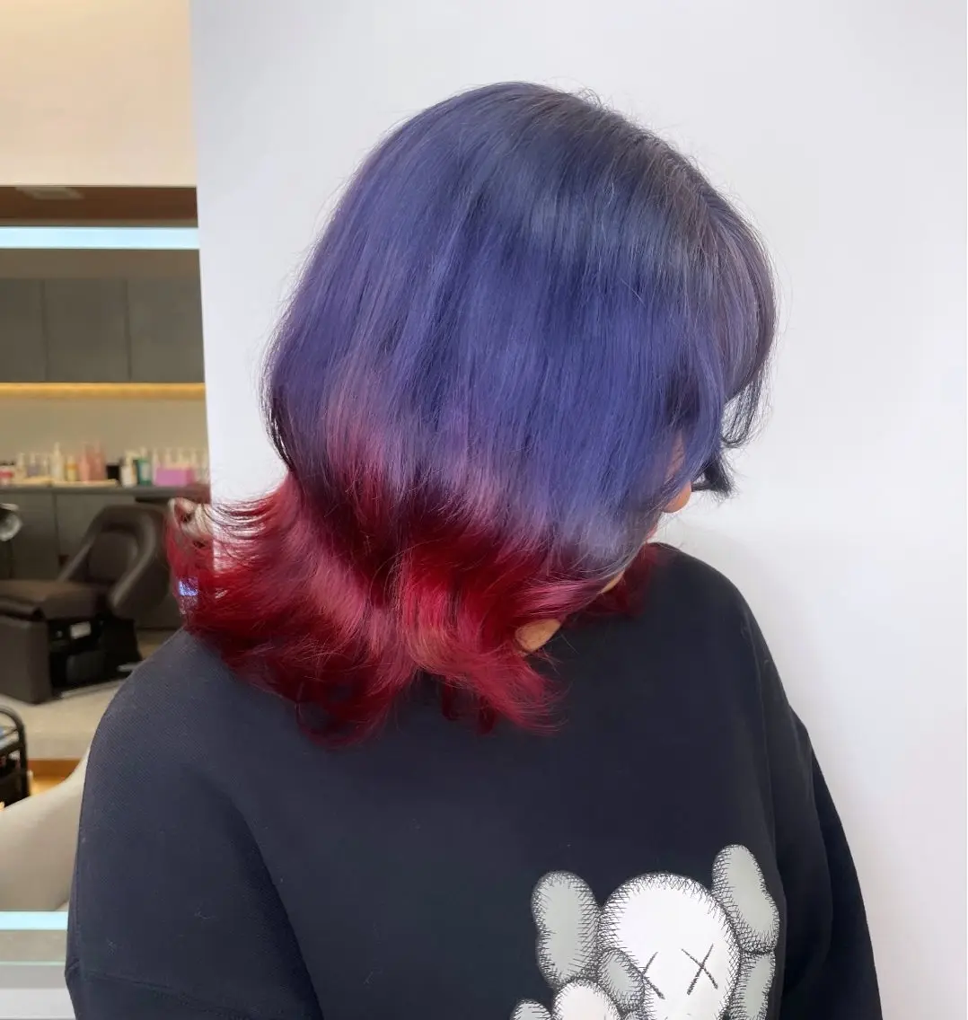 ミディアム カラー ブリーチ Ayame / ハイトーンカラーのヘアスタイル