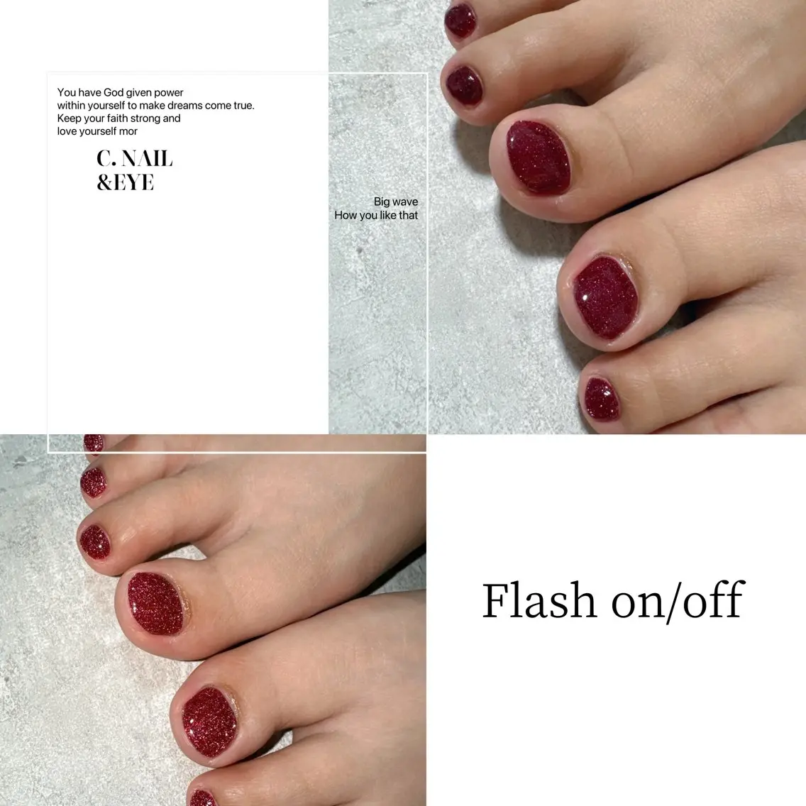 ネイル フットネイル C.Nail &Eyeのネイルデザイン