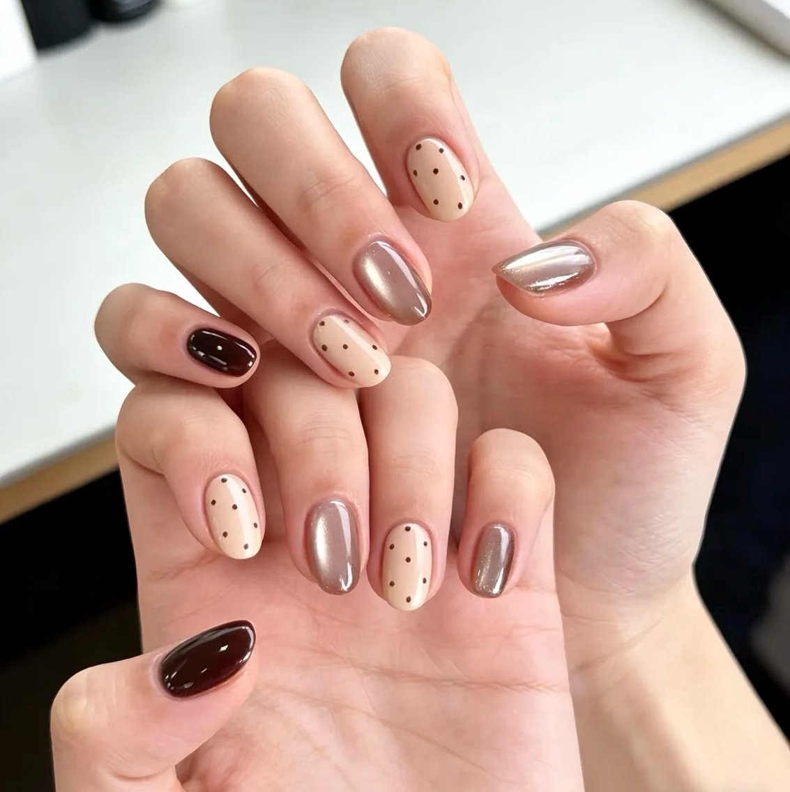カラー Pun Sora Nailのネイルデザイン