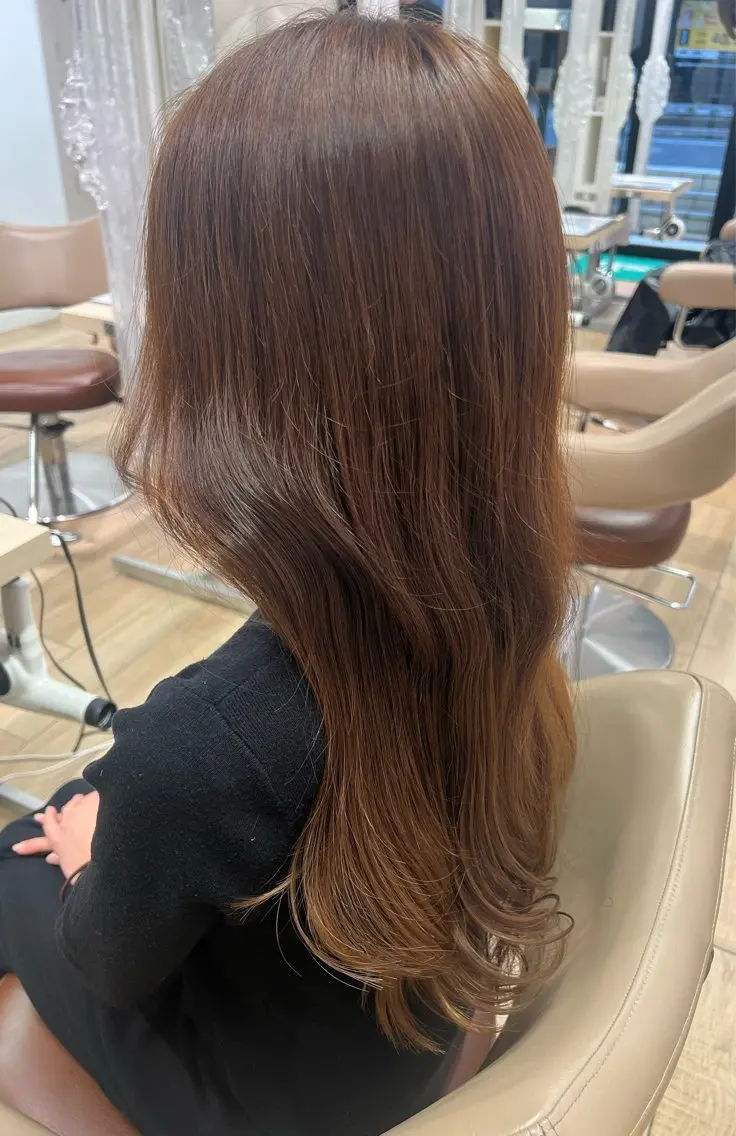 🎀透明感ある色に🎀 カット➕イルミナ&アディクシーカラー➕2Stepトリートメントの写真