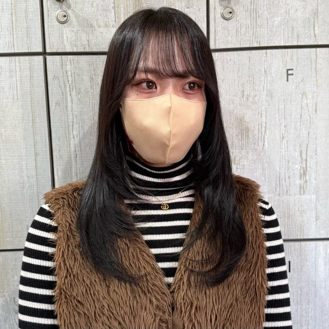 ロング 柔らかいbeige ￤韓国￤🩰マユ🩰のヘアスタイル
