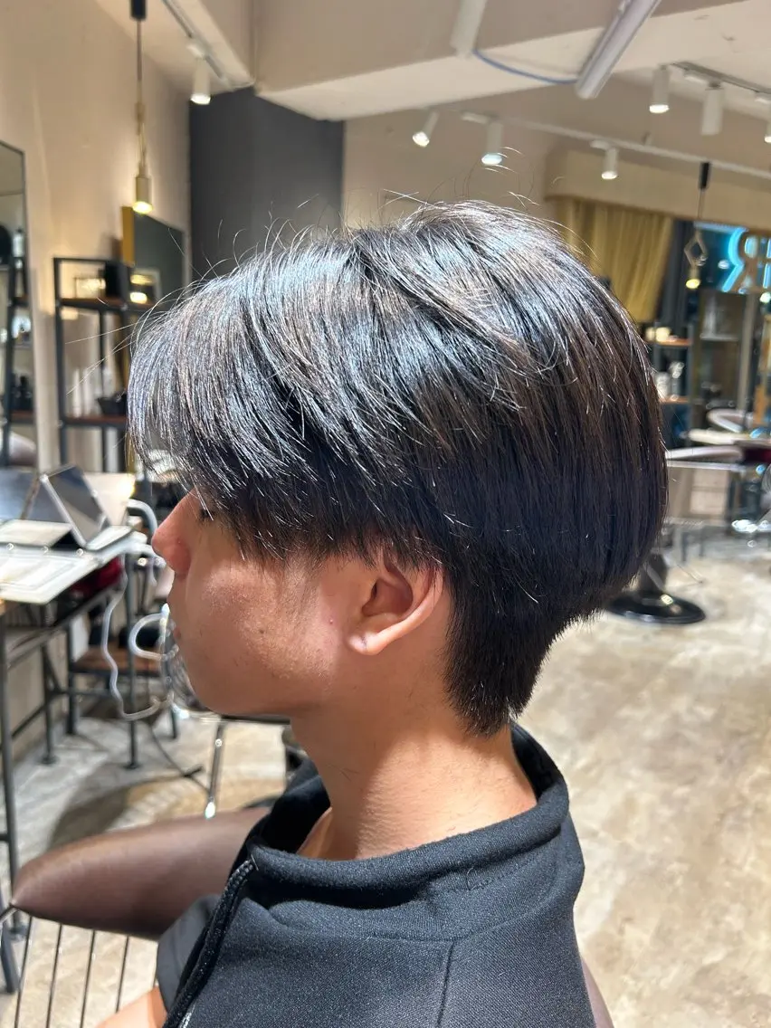 ショート メンズ カット 艶髪カラー🤍ྀི 強矢 美紗希🩷ྀིのヘアスタイル