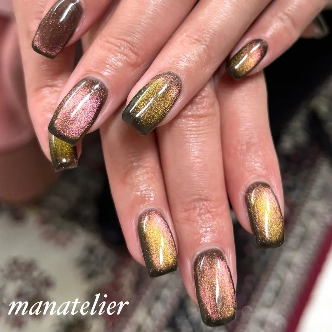ネイル マグネットネイル ハンドネイル manatelier マナトリエのネイルデザイン
