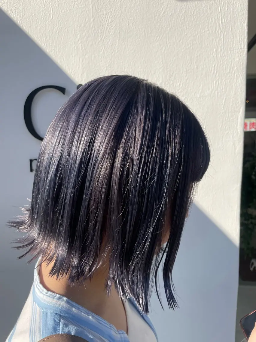 ショート カラー ヘアカラー SARA古賀店 かすみ🐬🩵のヘアスタイル