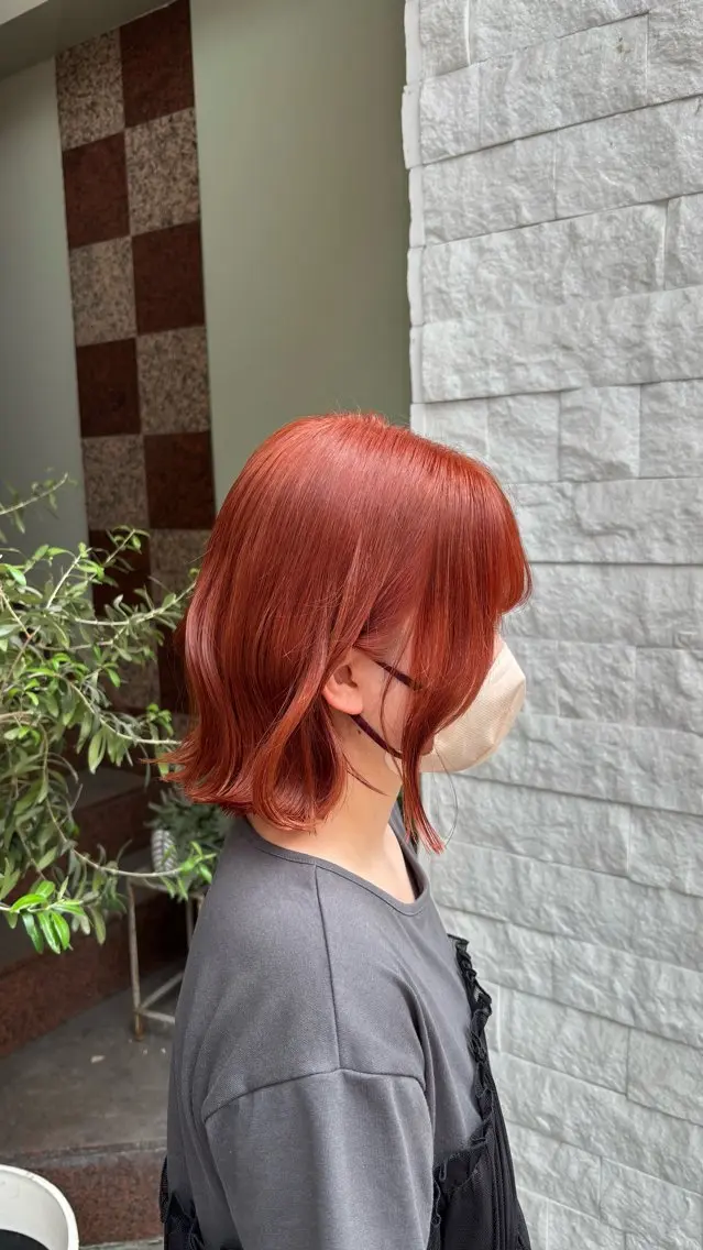 カラー EARTH 田端咲希のヘアスタイル