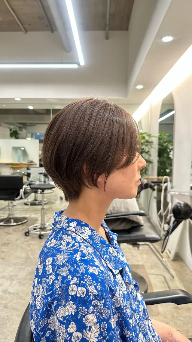 ショート ショートヘア あいこ/ショートカッ ト無料/銀座🌷のヘアスタイル