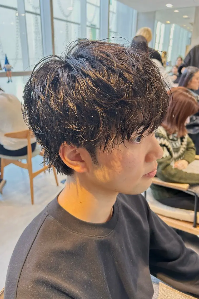 パーマ メンズ メンズ清潔感のプロ 💈メンズパーマ藤田のヘアスタイル