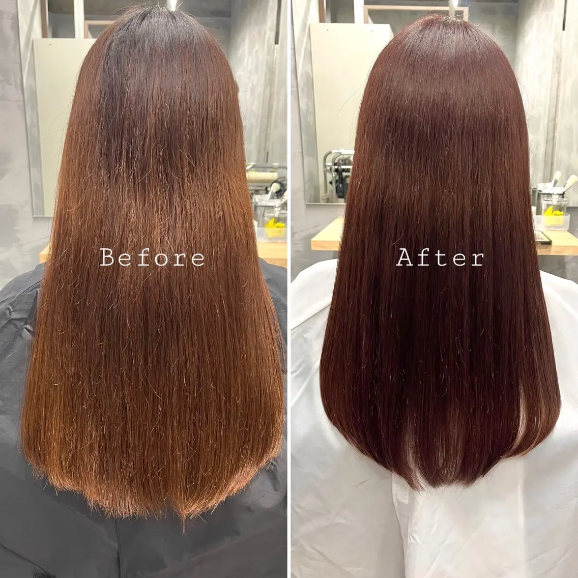 ロング カラー カット ヘアカラー トリートメント 🤲ヘッドスパ🤲 たにぐちあつし🤲のヘアスタイル