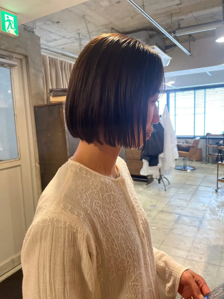 ショート カラー カット ヘアカラー ayane⭐️ボブ・ ショート・パーマのヘアスタイル