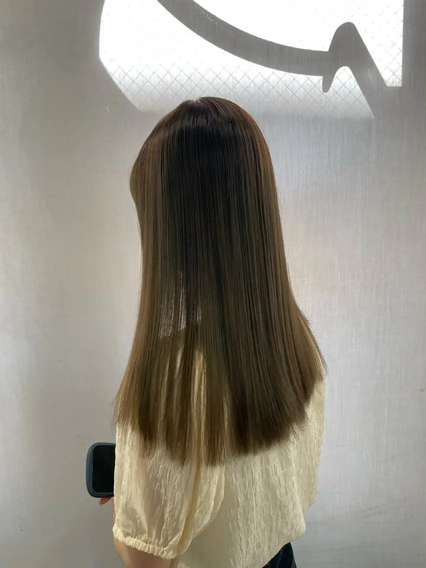 ✂️カットなしクーポン✂️美髪縮毛矯正+ケアトリートメントの写真