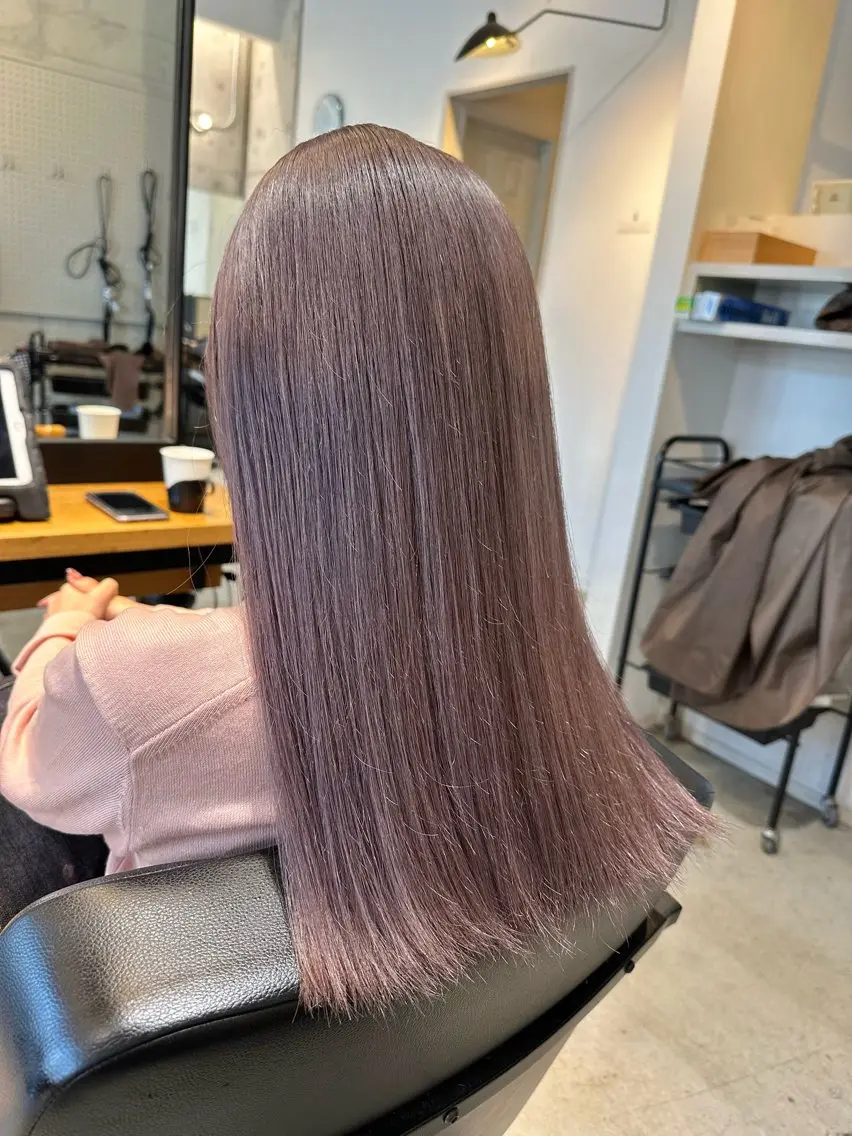 カラー ✂︎ 艶カラー /透明感カラーのヘアスタイル
