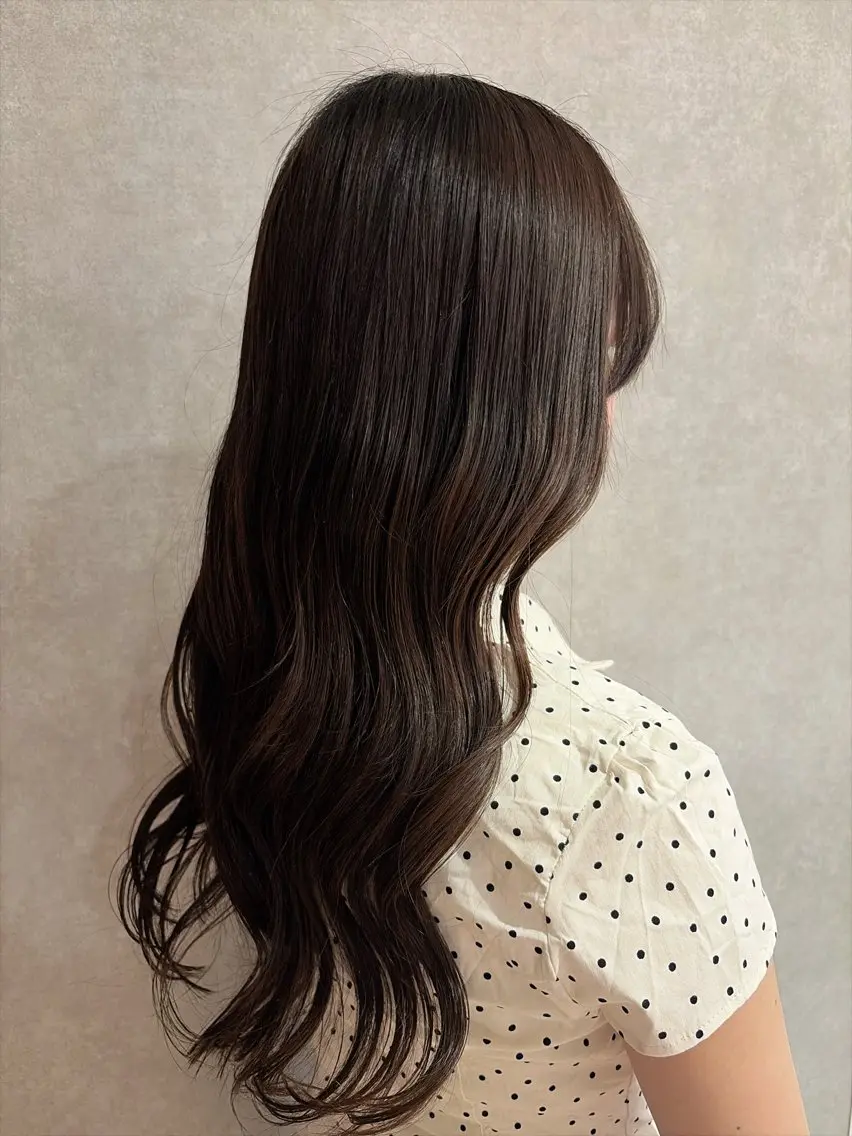 セミロング カット 🕊髪質改善 ストレート🕊まいのヘアスタイル