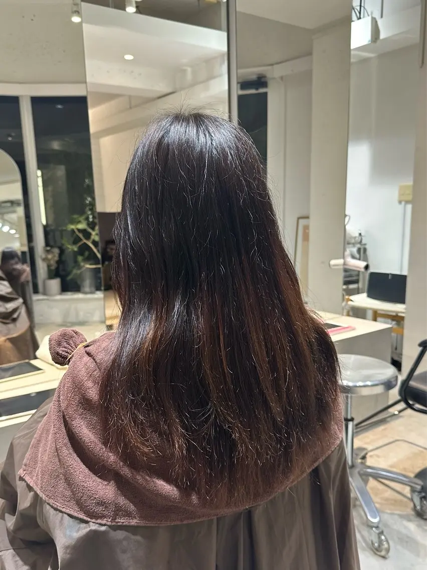 ロング カラー ブリーチ ニュアンスカラー/ amikaのヘアスタイル