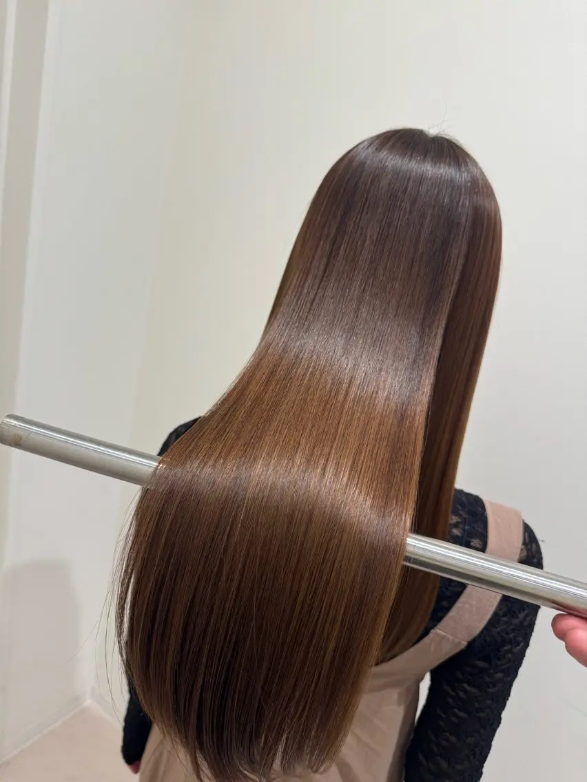 ロング カラー カット ヘアカラー トリートメント 心斎橋 美髪職人 近江のヘアスタイル