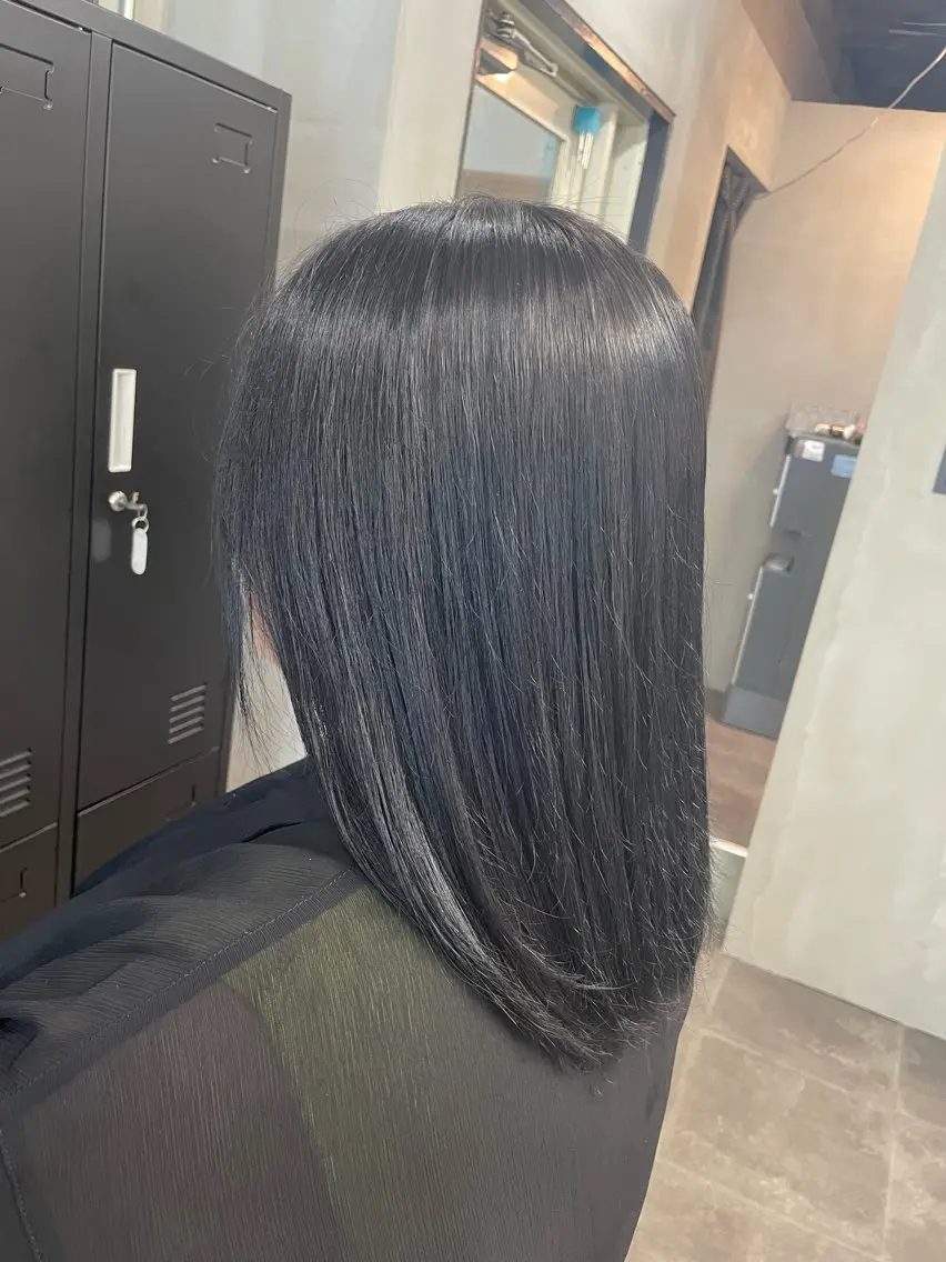 ミディアム カラー ヘアカラー トリートメント ALLEN hair /まなのヘアスタイル