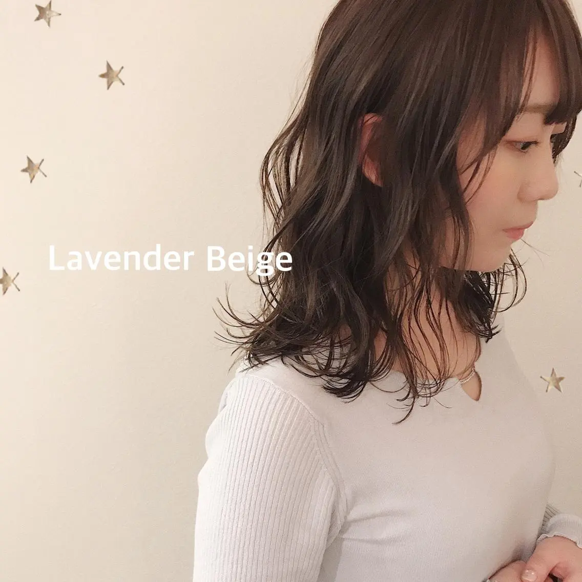 セミロング カラー カット ヘアカラー 市川 千夏のヘアスタイル