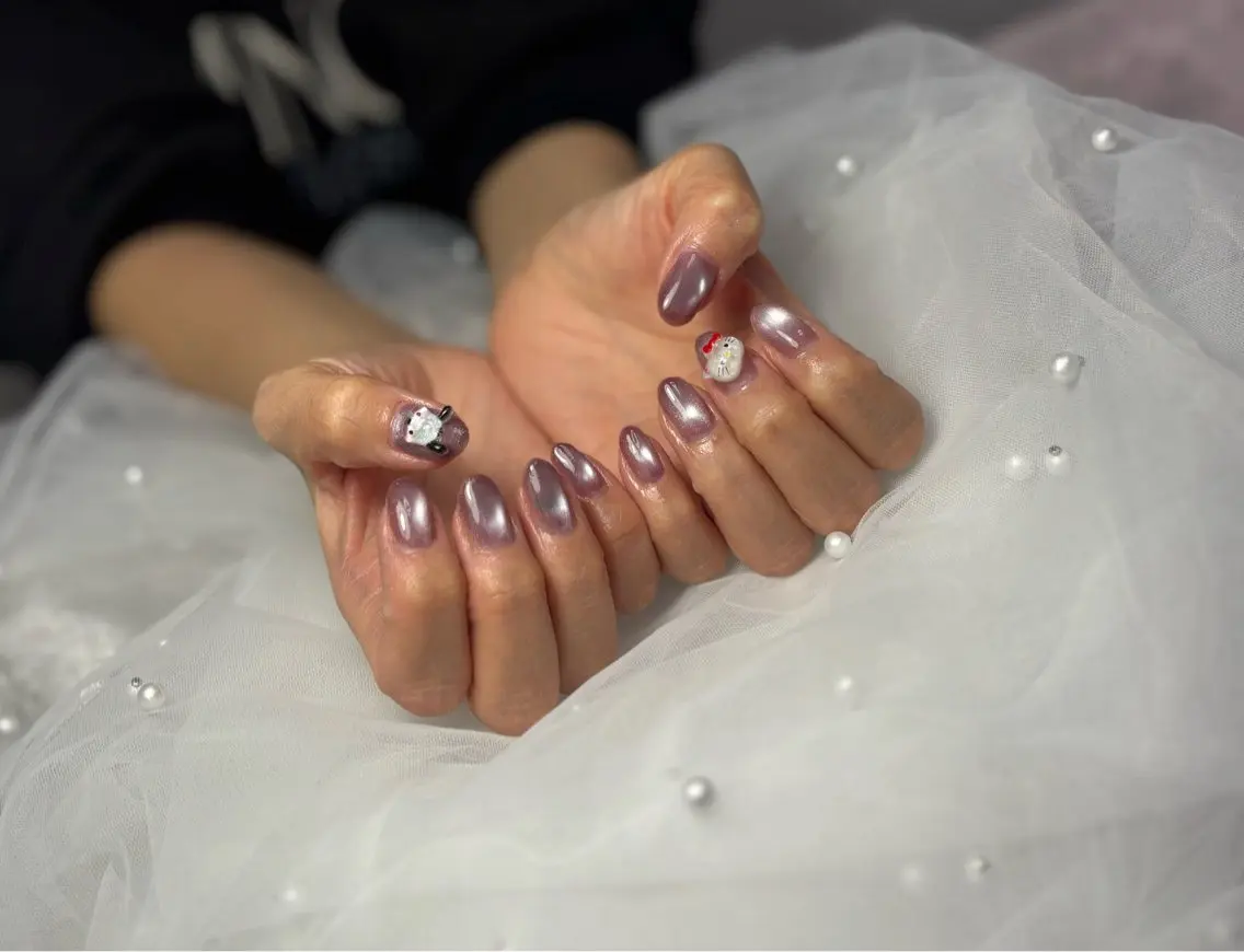 ネイル マグネットネイル ハンドネイル Nail Salon __j Shinoのネイルデザイン