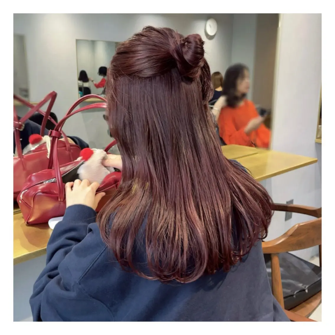 ロング カラー 縮毛矯正特別価格 /表参道/ことりのヘアスタイル