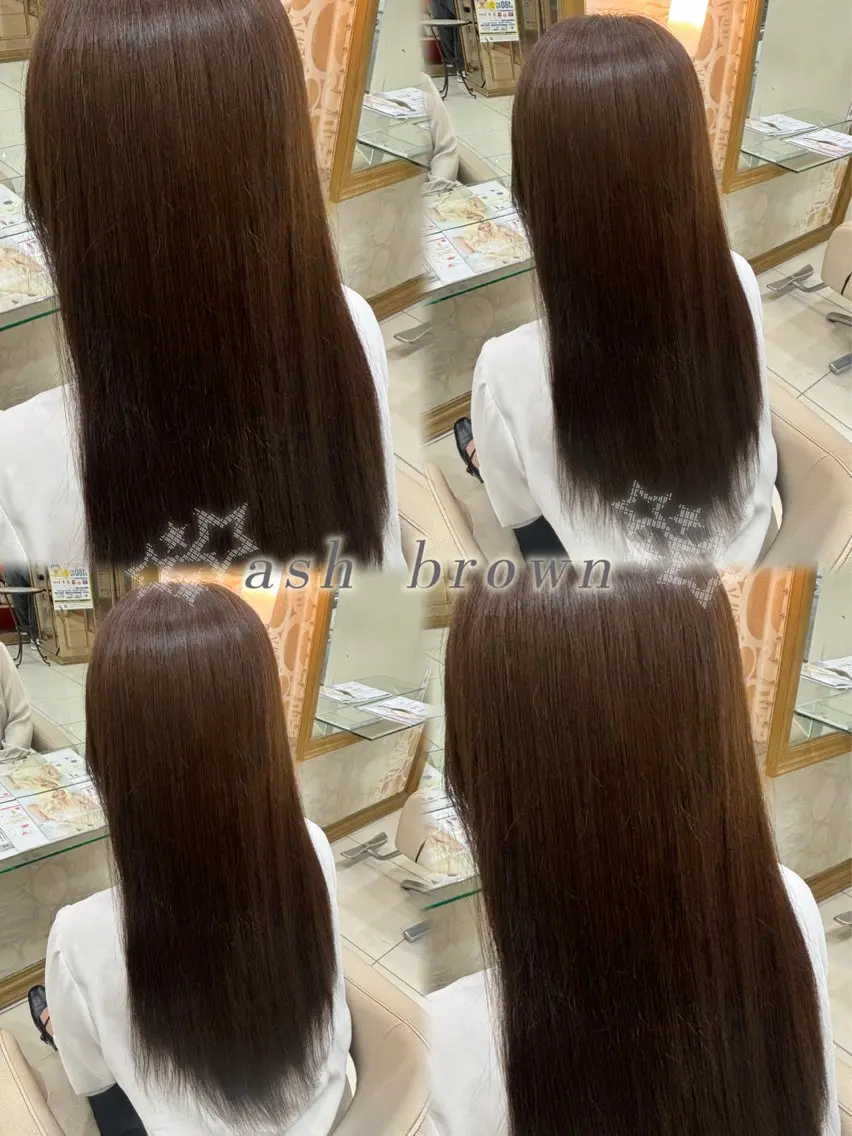 ロング カラー 透明感カラー ヘアカラー 美髪縮毛矯正上大岡/ yuzu🌺☪️のヘアスタイル