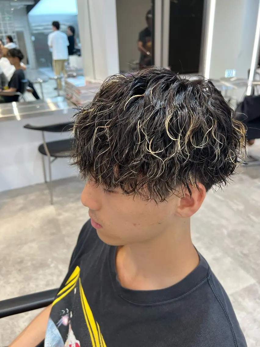 パーマ カット パーマ 川口 翔太郎（fifth）のヘアスタイル