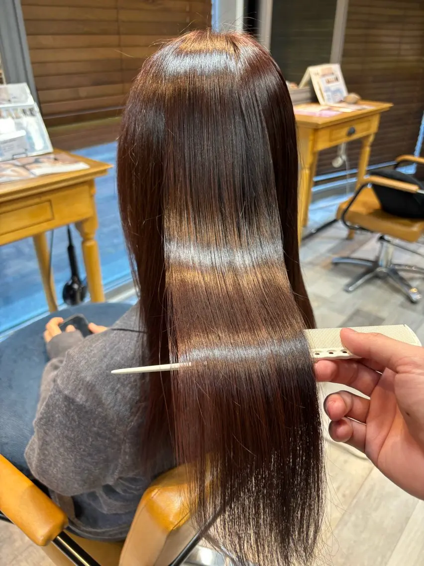 透明感艶カラー🫧&トリートメントの写真