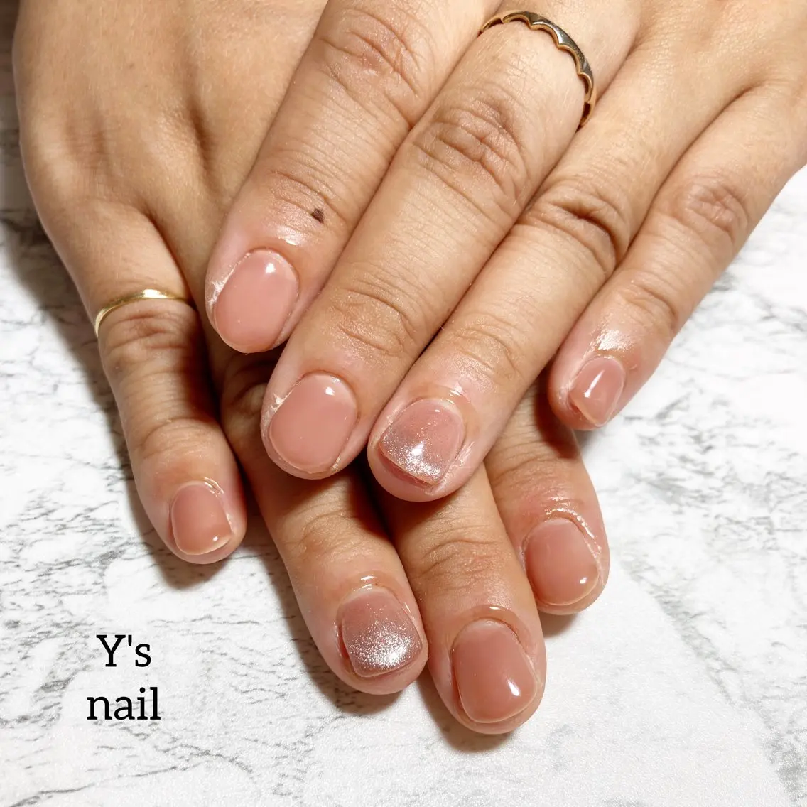 ネイル マグネットネイル 手書きが得意🖌️ Y’s  nailのネイルデザイン