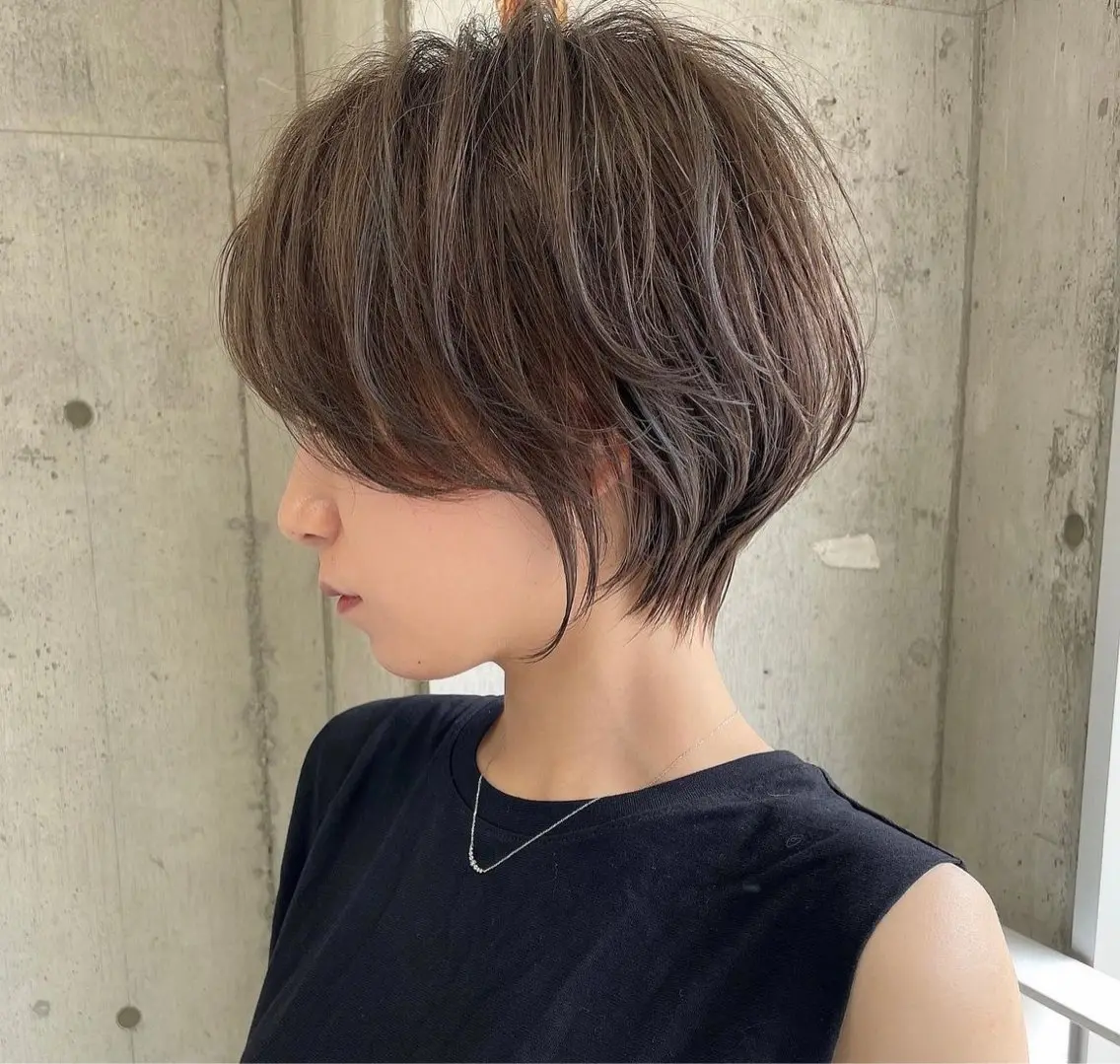 ショート 似合わせカット ショートヘア ショート/似合わせ/ 透明感カラー古市唯人のヘアスタイル