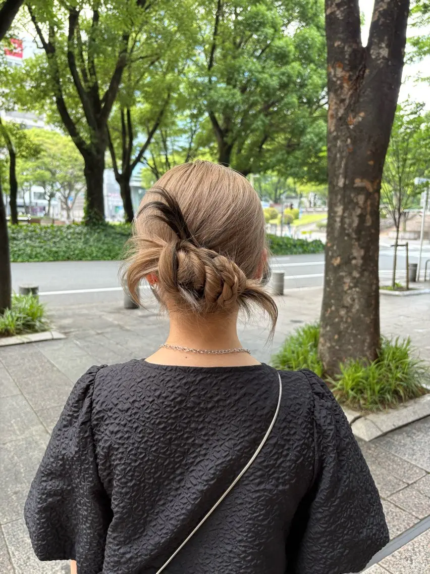 ヘアアレンジ たけみ りさのヘアスタイル