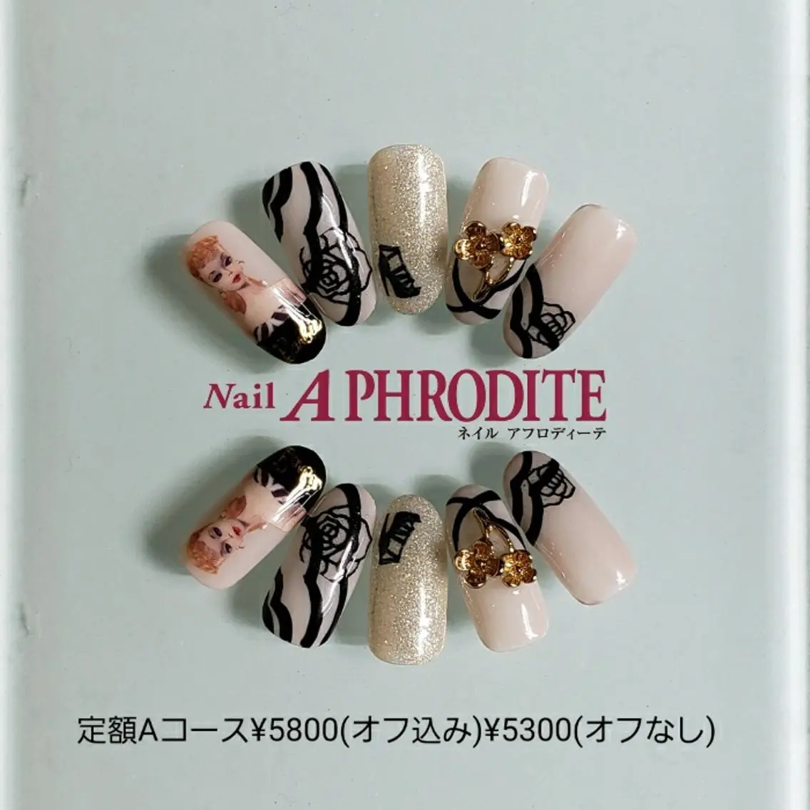 ネイル 持ち込み ニュアンスネイル ハンドネイル Nail Aphroditeのネイルデザイン