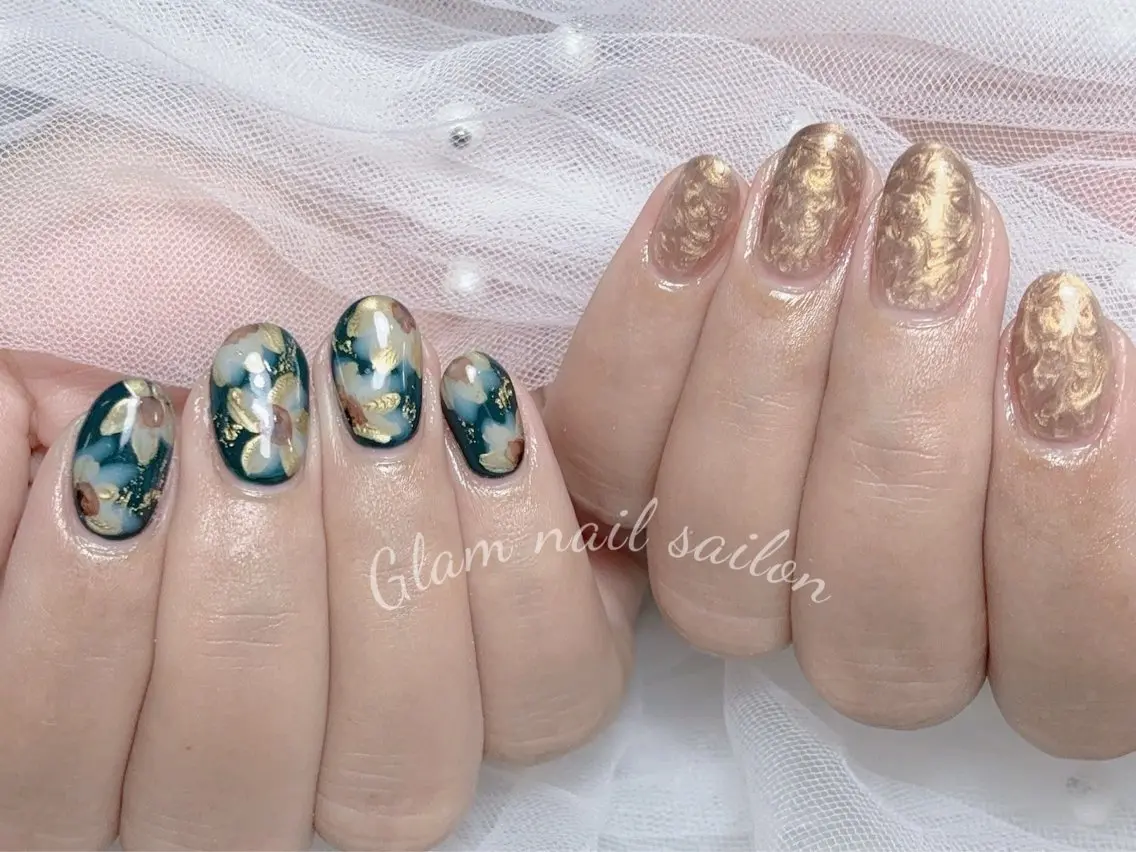 ネイル エツメ💅 長さだし🎀デザインのネイルデザイン