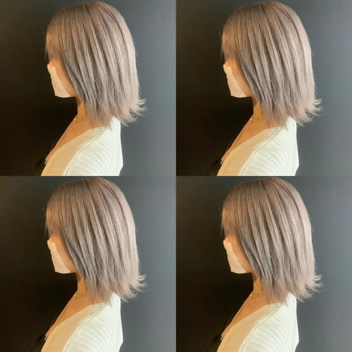 ショート カラー ベージュカラー ホワイトベージュ ヘアカラー トリートメント ✨レイヤー/髪質改善 /縮毛矯正✨ナカムラのヘアスタイル