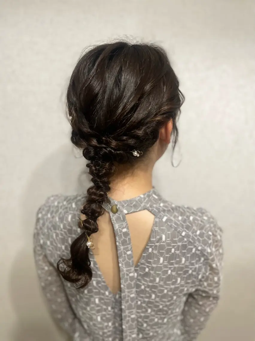 ヘアアレンジ ヘアセット hair salon【クラン】のヘアスタイル