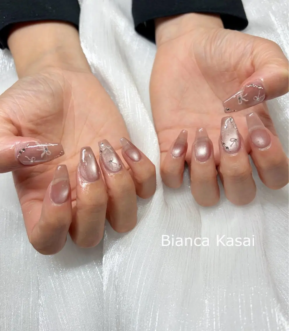 ネイル ハンドネイル BIANCA ✴︎ yukiのネイルデザイン