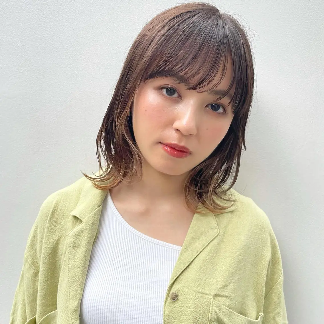 ミディアム カラー インナーカラー ✨👑お洒落ショート ❣️村上せいな✨のヘアスタイル