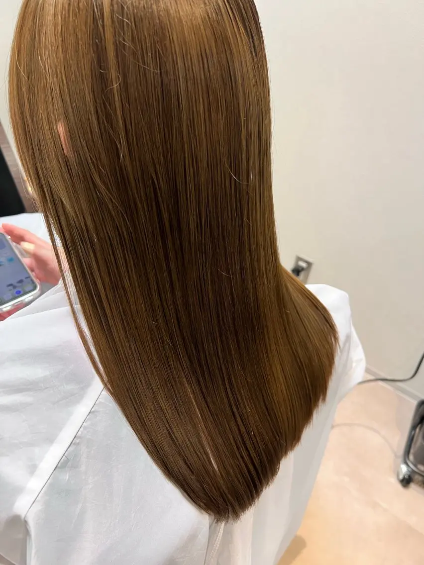 💜髪質改善縮毛矯正+ボタニカルプジョリトリートメント💜の写真