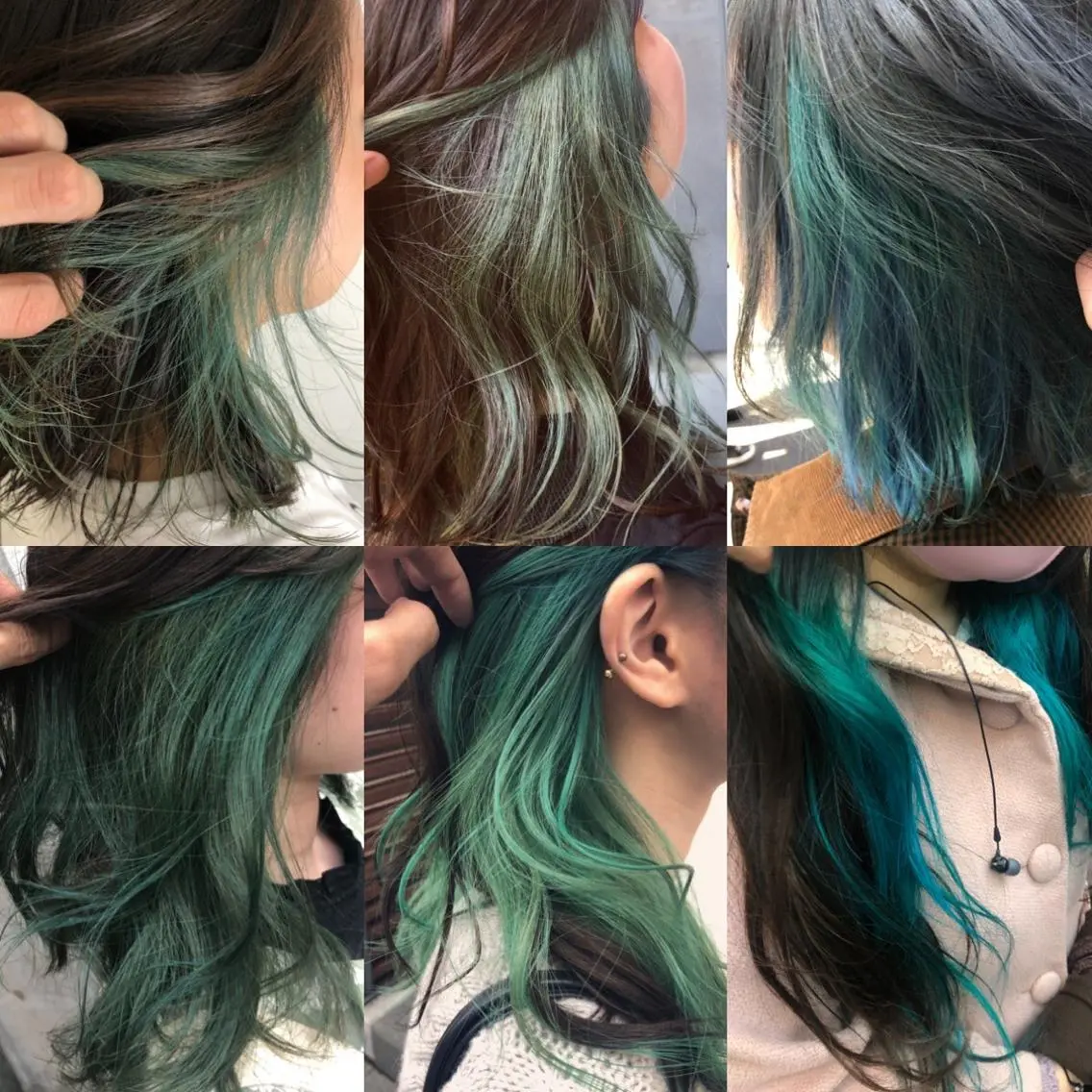 ミディアム カット ヘアカラー トリートメント 原宿サロン代表 デザインカラー伊藤卓のヘアスタイル