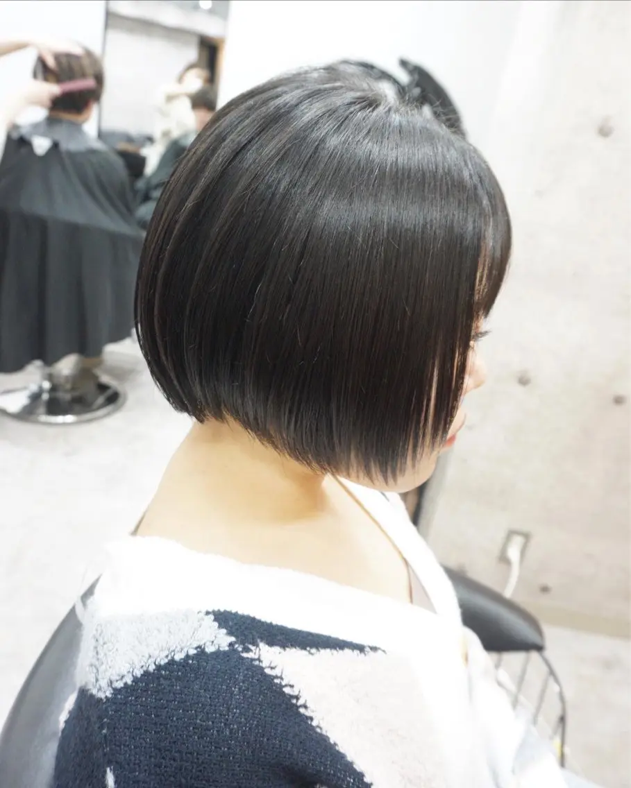 ショート ボブ 顔まわりレイヤー レイヤーカット カット hair teria ryu 大塚のヘアスタイル