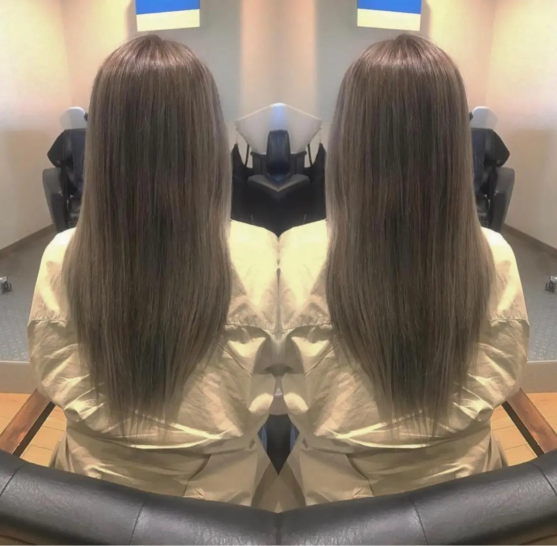 セミロング 美魔女 美容師NAOのヘアスタイル