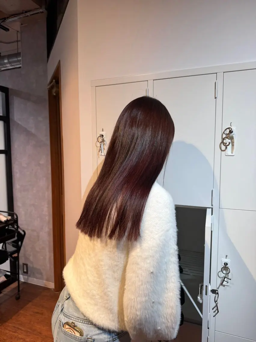 ロング ヘアカラー トリートメント sora/ 暖色カラー🌷のヘアスタイル